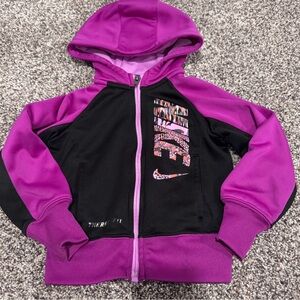 Nike 2T Purple and Black Hoodie